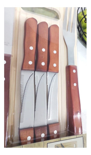 Kit Utensilios Grill Para Parrilla Barbecue 9 Pzas