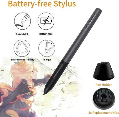 Tableta Gráfica Gamomon Pd1161, Full Hd, 5080 Lpi, 266 Rpm