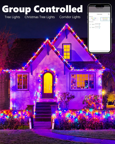 Luces Led Rgb Inteligentes Para Navidad, 66 Pies