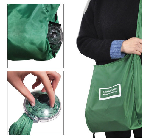 Bolsa De Compras Ecológica Enrollable Portátil