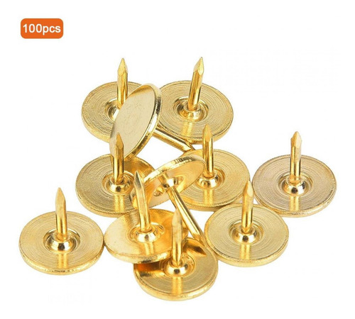 Craft 100 Piezas Cabeza Plana Para Tapicería Clavos Redondos