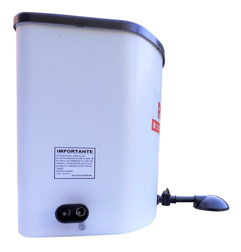 Imagen 3 de 6 de Calefon Electrico Ducha Pvc 20 Litros Nivel De Agua