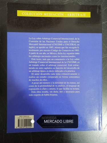 Arbitraje Comercial Internacional, De Bañuelos Rizo, Vicente., Vol. No. Editorial Limusa, Tapa Blanda En Español, 2013