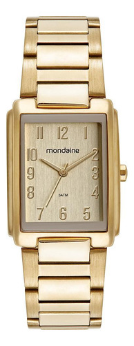 Relógio Mondaine Feminino Dourado - Aço, Analógico, 30m Àgua