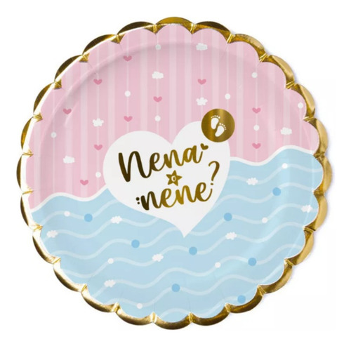 Set De Revelación De Genero/sexo Baby Shower Nacimiento