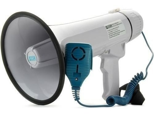 Megafone Csr Hmp 1503 20w Com Microfone De Mão E Sirene