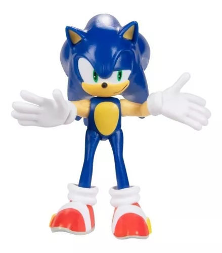 Boneco Sonic 30 Anos Original Importado 6,5 Cm