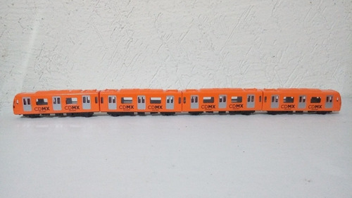 Metro Cdmx Naranja Mini Escala 1/87 