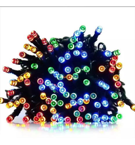 Guirnalda Luces Solares Navidad Decoración 20metros 200 Led Color de las luces Multicolor