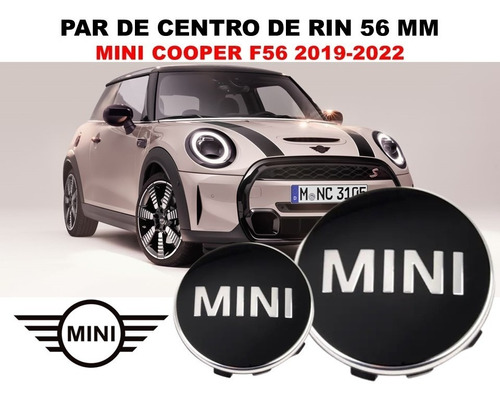 Par De Centros De Rin Mini Cooper F56 2019-2022 56 Mm