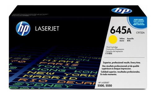 Toner Hp 645a Amarillo C9732a