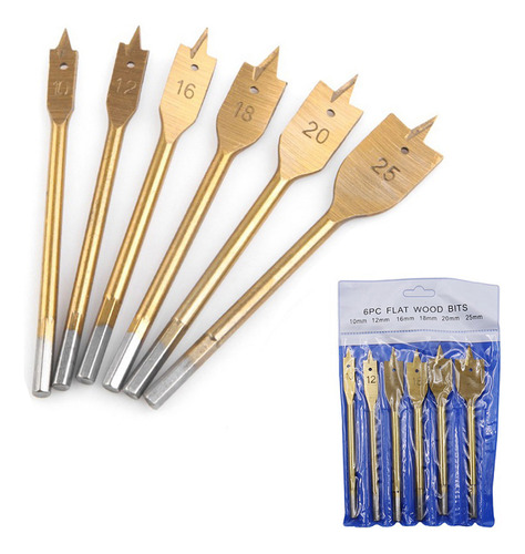Broca Para Madera Plana De 150 Mm, Ideal Para Taladrar Mader
