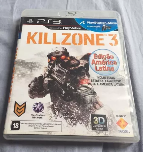 Jogo Killzone 3 - Ps3 - Mídia Física - Original