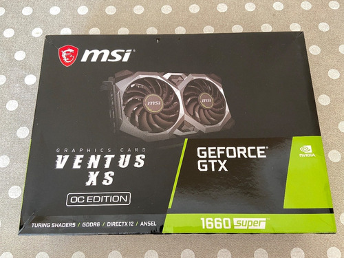 Nvidia Msi Ventus Xs Geforce Gtx 1660 Super 6gb