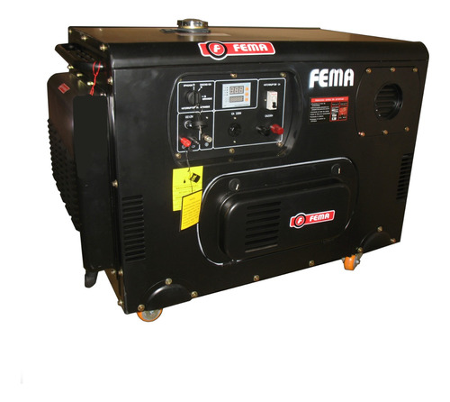 Generador Fema 15000 220v Inso Tablero Control Diesel 25 Hp