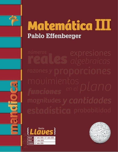 Matemática 3 - Serie Llaves - Mandioca