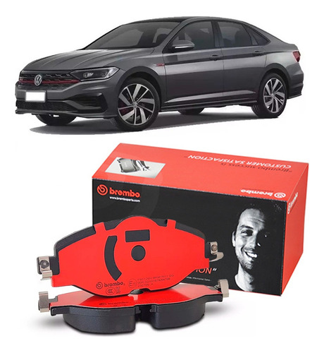 Jogo Pastilha Freio Brembo Audi A3 Golf Gti Jetta Gli Tiguan