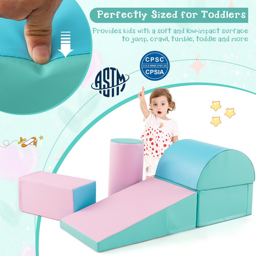 Brinquedos De Escalada Costzon Soft Foam Block Para Crianças