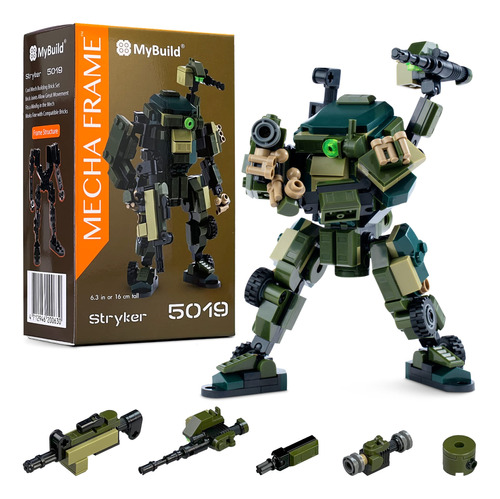 Mybuild Macha Frame Armed Forces Stryker  Green Armor Robot.