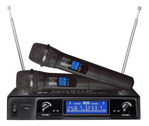 Technical Pro Sistema De Microfono Inalambrico Profesional W