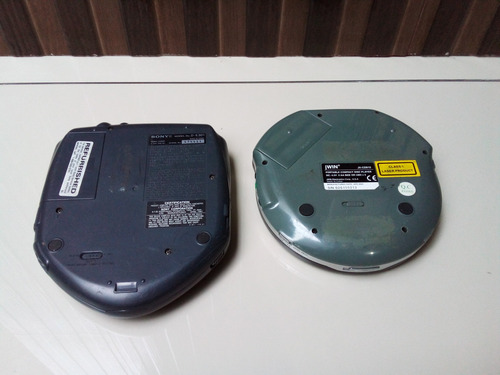 Discmen Sony E Jwin Lote Para Conserto, Ler A Descrição Cinza (Usado)