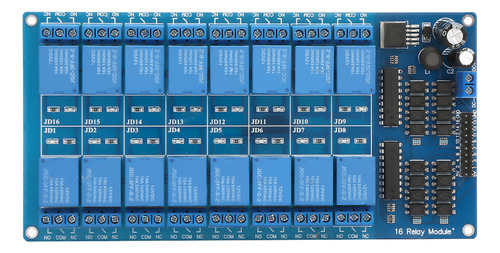 Placa De Control De Interfaz De Módulo De Relé 12v De 16 Can