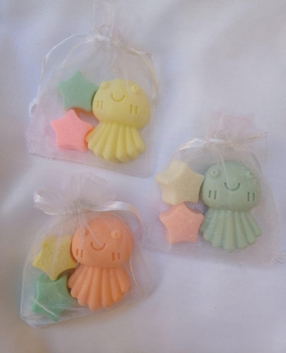 Jabones De Animales Del Mar Para Souvenirs X 10 Bolsitas