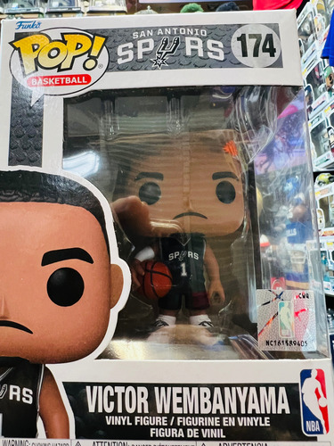 Funko Pop Nba Víctor Wembanyama San Antonio Spurs No. 174