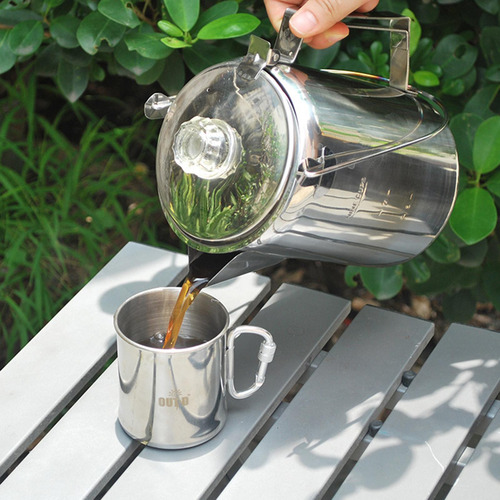 Taza De Café Para Acampar Dispositivo De Prensa Francesa