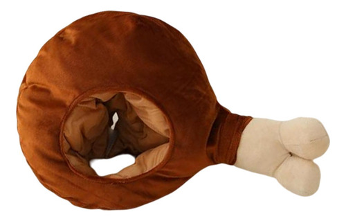 Sombrero De Peluche Con Baquetas De Pollo, Tocado De Juguete