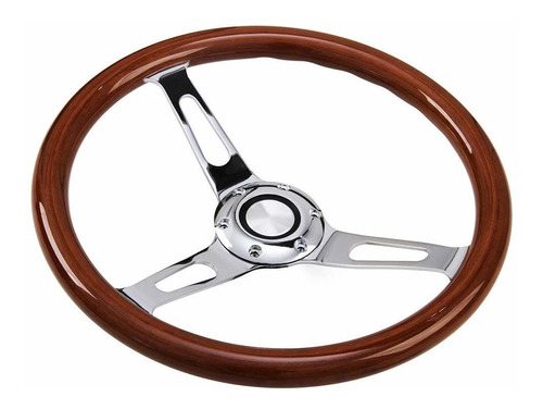 Hodenn Volante De Madera Con Bocina Para Chevy Classic (13.7