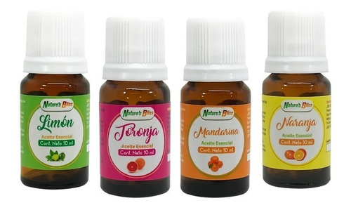 Imagen 1 de 5 de 4 Pack - Aceites Esenciales Cítricos Nature's Bliss