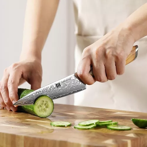 Cuchillo Chef Xinzuo Acero Damasco Mango Olivo – CHEF MODE MX