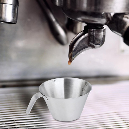 / Taza Medidora De Espresso Con Escala 100ml Con Boca