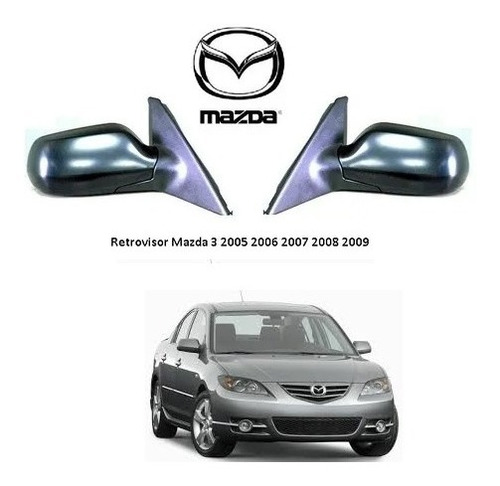 Retrovisor Mazda 3 20052006 2007 2008 2009