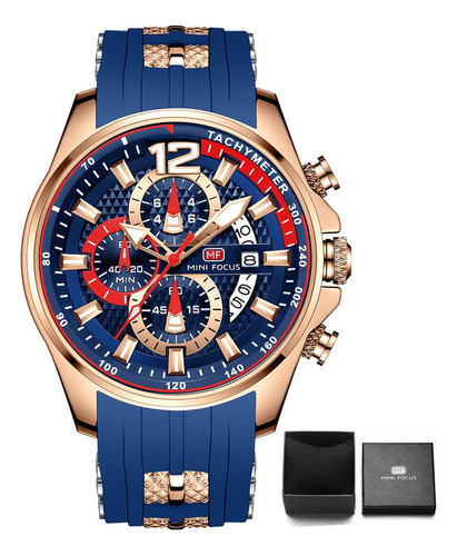 Reloj Luminoso Cuarzo Lujo Mini Focus For Hombre