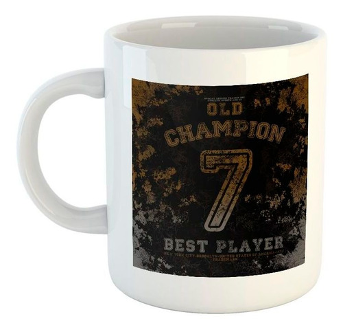 Taza De Ceramica Old Champion Seven Best Player