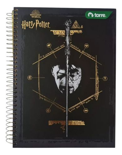 Harry Potter Cuaderno Triple Top 7.mm Calidad Premium 