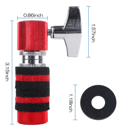 Zj Tambor Clutch, Instrumento De Percusión Hit Hi-hat Jazz