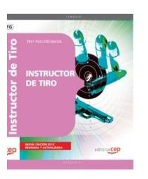 Libro Instructor De Tiro. Test Psicotecnicos - Vargas Fer...
