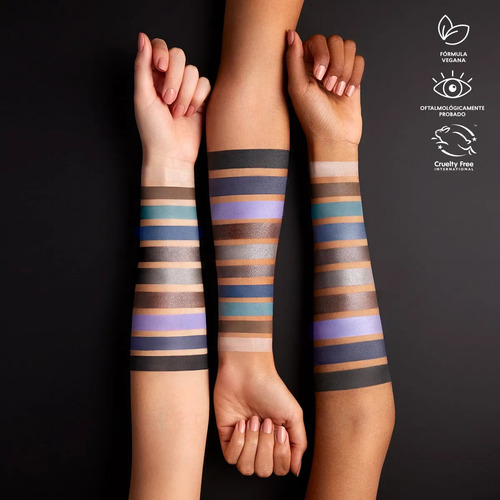 Sombra De Ojos Paleta 10 Tonos Studio Look Cyzone