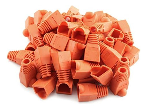 Ruiling 100 Uds Naranja Cat5e Cat6 Rj45 Cable De Red Etherne