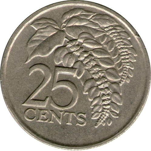 Spg Trinidad & Tobago 25 Cents 1993