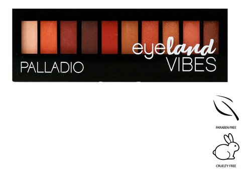 Paleta De Sombras Palladio Eyeland Vibes X10gr