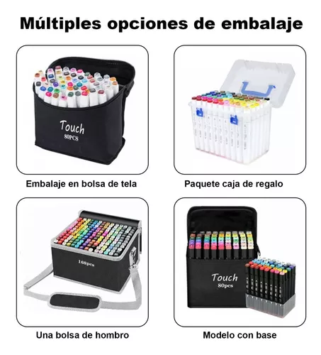 Ohuhu Marcadores, 48 colores de doble punta de alcohol, cincel y juego de  marcadores artísticos a base de alcohol fino para niños, ilustraciones para