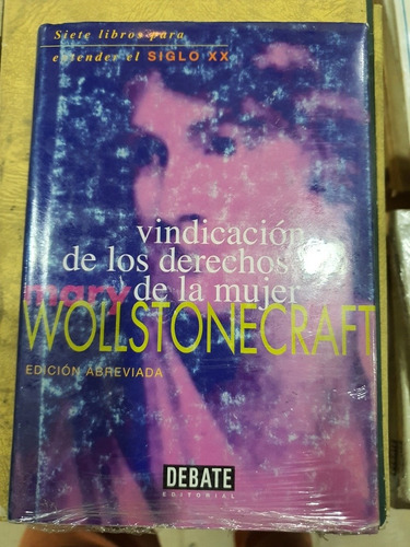 Libro Wollstonecraft-vindicacion De Los Derechos De La Mujer