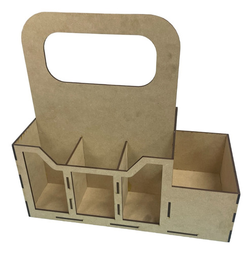 Caja Para Cerveza, Porta Cervezas Con Compartimiento Mdf 3mm