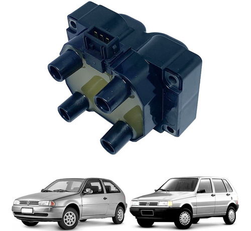 Bobina Ignição Fiat Fiorino Uno Tipo Vw Gol Parati G2 2.0