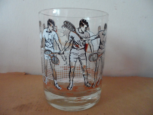 Vaso Whiskey The Forehand Tennis By Cora Retro Vintage Sport