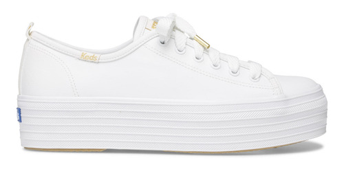 Zapatilla Keds Triple Up Leather White
